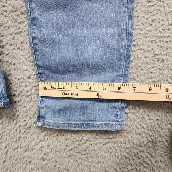 J Crew Slim Straight Jean Curvy Super Stretch Womens 26 Light‎ Wash NEW w/ Tag - Picture 16 of 16